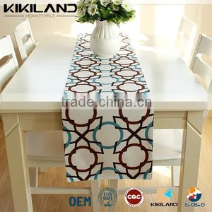 Kids Birthday Party Decoration Satin Fabric Plain Table Runner thumbnail-1