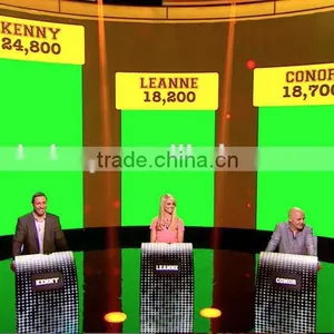 Hot TV Studio Curve Led Display Screen Linear Led Full Color High Refresh Rate 2400Hz thumbnail-1