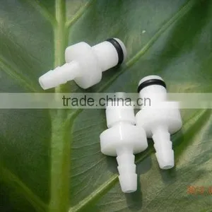 1/8" POM NBR Mini Plastic Quick Disconnect Coupling Insert Plug thumbnail-1
