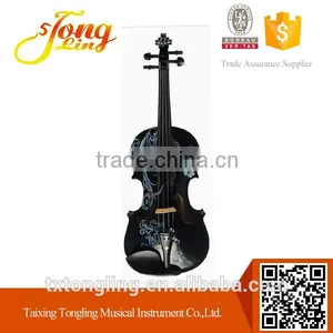 Handmade Student Violin With Flower Design TL-HB1314 thumbnail-1