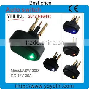 100pcs/lot 12mm Green Led Lamp Auto Switch thumbnail-1