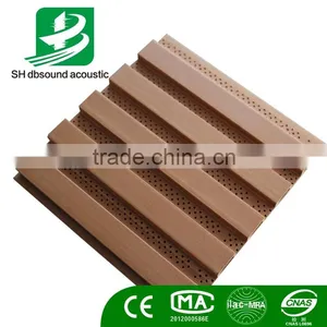 WPC Perforated Sound Absorbing Acoustic Panel 159*10mm thumbnail-1