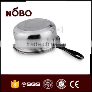 Chinese Style Single Handle Stainless Steel Milk Pot thumbnail-2