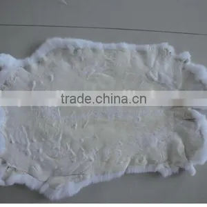 High Quality White Rex Rabbit Skin thumbnail-4