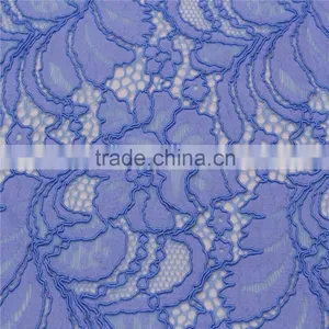 High Quality Heavy Cotton Nylon Mixed Cord Lace Fabric With Dirty Wash thumbnail-5