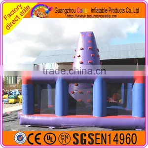 Giant Cheap Inflatable Rock Climbing Wall With Mattress for Kids and Adults thumbnail-4