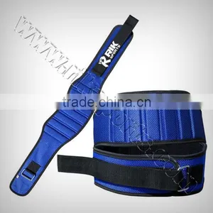 Neoprene Belt Blue Neoprene Embossed Belt Black Webbing, Metal Buckle, Velcro Closure thumbnail-1