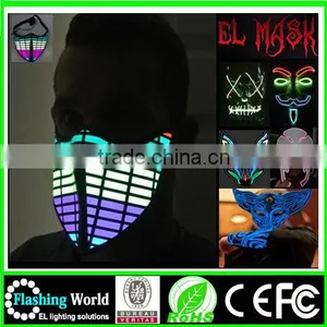 Fashion Masquerade Neon Party Mask, Party Supplies Fashion Flashing Neon Party Mask thumbnail-5