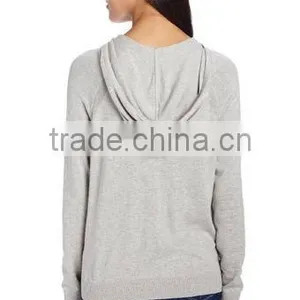 Factory Price Wholesale Womens Hooded Sweater Pull Over Sweaters thumbnail-2