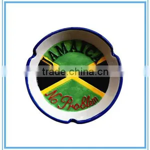 Jamaica Souvenir Ceramic Handmade Ashtray Souvenir Items thumbnail-1
