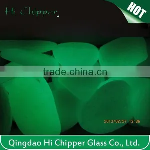 Landscaping Colored Glow in Dark Glass Pebbles and Chips thumbnail-2