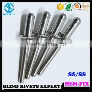 HIGH QUALITY HOT SELLING FACTORY HIGH SHEAR STRENGTH HM RIVETS FOR WAREHOUSE RACKING thumbnail-3