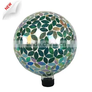 Garden Mosaic Open Glass Ball Pendant Lights thumbnail-4