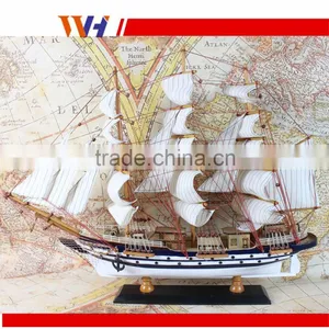 3D Business Gifts Basswood Wooden Craft Boat Decoration thumbnail-5