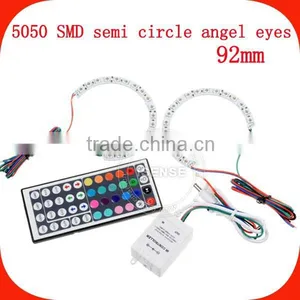 5050 Smd White PCB Semi Circle rc Car Led Angel Eyes Lights thumbnail-3