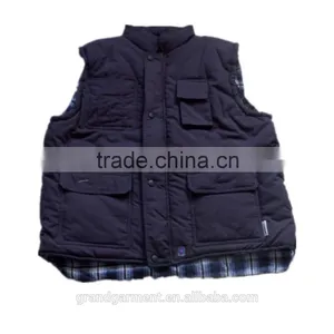 Mens Cotton-padded Waterproof Sleeveless Jacket thumbnail-2