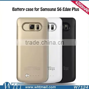 2016 New Products 4200mAh Rechargeable Battery Case for Samsung Galaxy S6 Edge Plus thumbnail-4