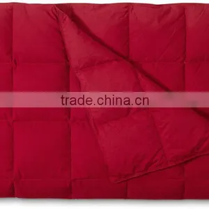 Soft Polyester Shell Down Throw Blanket thumbnail-1