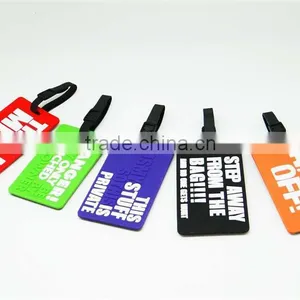 Airline Travel Parcel Tracking Bag Soft PVC Luggage Tag Hang Tag thumbnail-2
