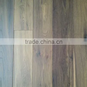 Antique Dark Smoked White Oak Wood Parquet Flooring thumbnail-2