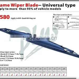 Left-hand Driving Car Universal Conventional Wiper Blade T580 thumbnail-2