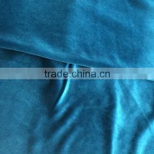 2015 New Product Plain Dyed 6%spandex+94%polyester Velour Fabric thumbnail-2