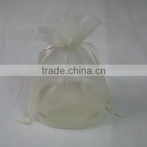 HOT SALE ! Metallic Silver Fabric Gift Bag Pouch thumbnail-3