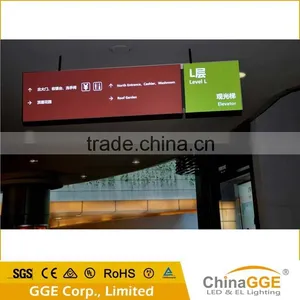 Durable Acrylic Illuminated Wall Hanging LED Sign / Snap Aluminum Light Boxes thumbnail-3