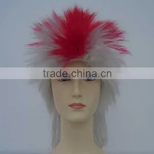 Bob Trading Newest Football Fan Wig/hair Football Fan Hairpiece thumbnail-1