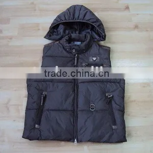 Men's Winter Hoodie Down Vest thumbnail-1