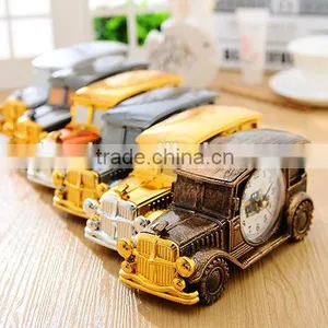 Classic Car Alarm Digital Pointer Plastic Table Clock thumbnail-1
