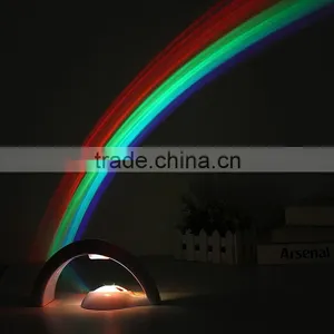 Room Decoration Magic Colorful Rainbow LED Night Light Projector /Night Light For Kids thumbnail-1