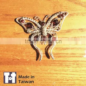 Delicacy Manual Design Butterfly Sterling Silver Necklaces Jewelry thumbnail-6