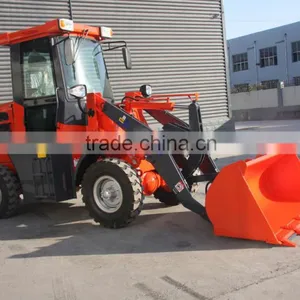 Farm Tractor 1t Mini Wheel Loader With Joystick and Air Condition for Sale thumbnail-4