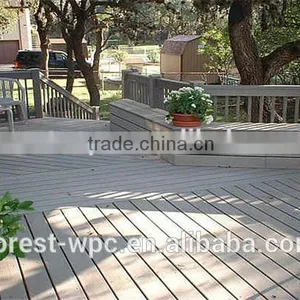 Composite Wood Paneling High Performance HDPE Wpc Faux Wood Deck Board thumbnail-1