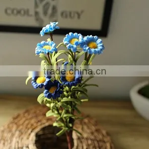 China Wholesale Plastic Daisy Flower Artificial Flowers Daisy That Looks Real for Home Decoration thumbnail-4