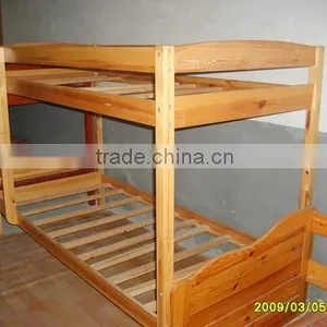 Wood Bedroom Furniture, Solid Wood Bunk Bed thumbnail-1