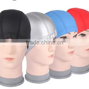 Lycra Waterproof Bathing Fashion Swimming Caps thumbnail-4
