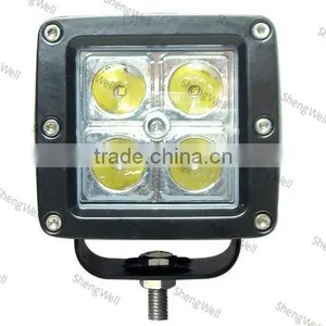 Hot Selling NEW Product Wholesale 3" 16W 9--32V Square CREE LED Driving Light Super Bright Led Work Light thumbnail-1