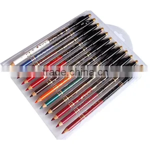12pcs/lot Sharpener Long Lasting Waterproof Lip Liner Eyeliner Pencil Better Than Menow thumbnail-2