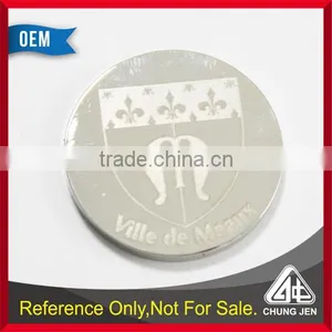 Best Selling Laser Logo Soft Cloisonne Supermarket Trolley Coin Token thumbnail-1