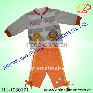 Summer 2pcs Set Wholesale Child Clothes thumbnail-1