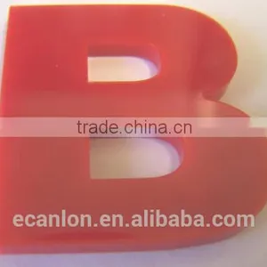 Custom Size Colorful Acrylic Number Plates thumbnail-1