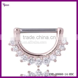 Adhesive Body Jewelry Beautiful Nipple Ring thumbnail-2