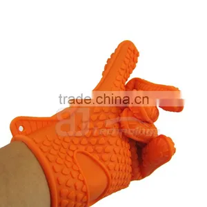 New Products 2014, 100% FDA Grade, Rock Bottom Prices, Waterproof, Heat Resistant Silicone Oven Gloves, Silicone BBQ Gloves thumbnail-2