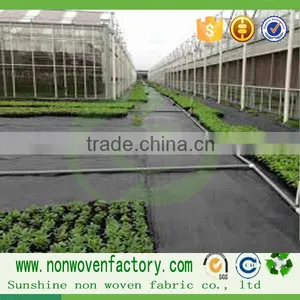 Landscape 85gsm Black Weed Suppressant Fabric, Weed Control Mat thumbnail-2