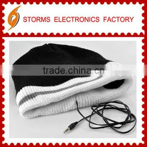Pretty Winter Music Acrylic Hat Headphoen&earphone for Girls thumbnail-1