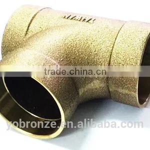 Good Quality and Made in Taiwan Bronze Casting DWV Copper Tee thumbnail-1