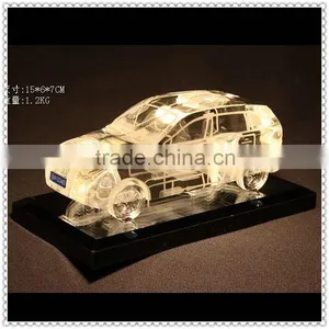 Personality Engraved Crystal Model Car For Holiday Gifts thumbnail-1