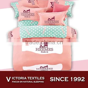 Brand New Kids/Girls Quilt Cover Set With Spotty Dot Sheets Set thumbnail-1
